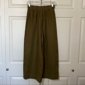 Florence Pant in Olive linen